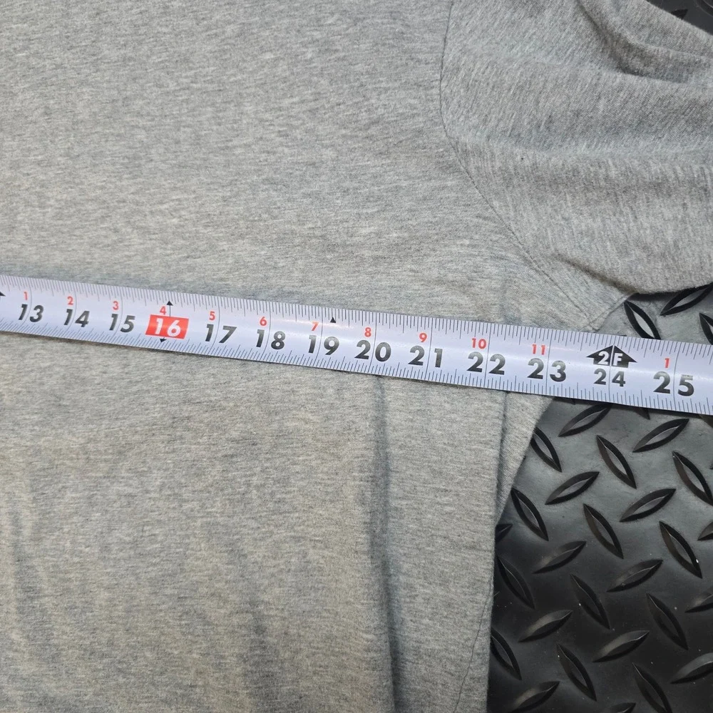 J.Crew Mens XL Long Sleeve T-Shirt Gray 100% Cotton‎ Made in USA 48756
